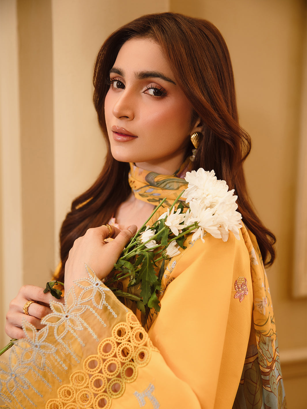 3 Pc Unstitched Embroidered Lawn Suit | Nyrella Lawn '26 | CN-02