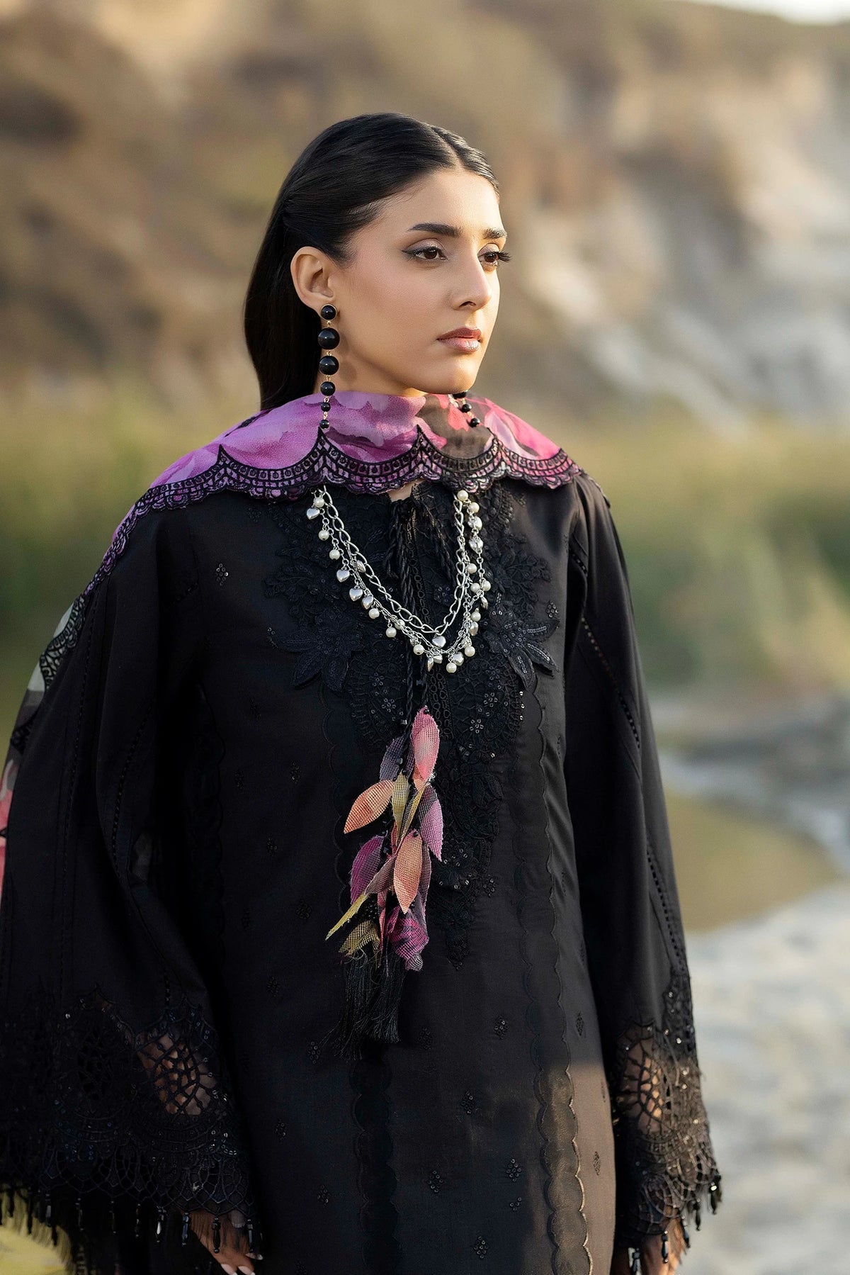 Adans libas lawnkari embroidered lawn edit’26-LAWNKARI-D9
